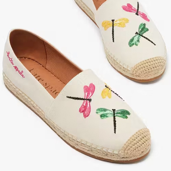 Kate Spade Dragonfly espadrilles‎ NEW - Picture 1 of 7